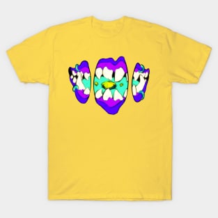 Purple Monster Mouth T-Shirt